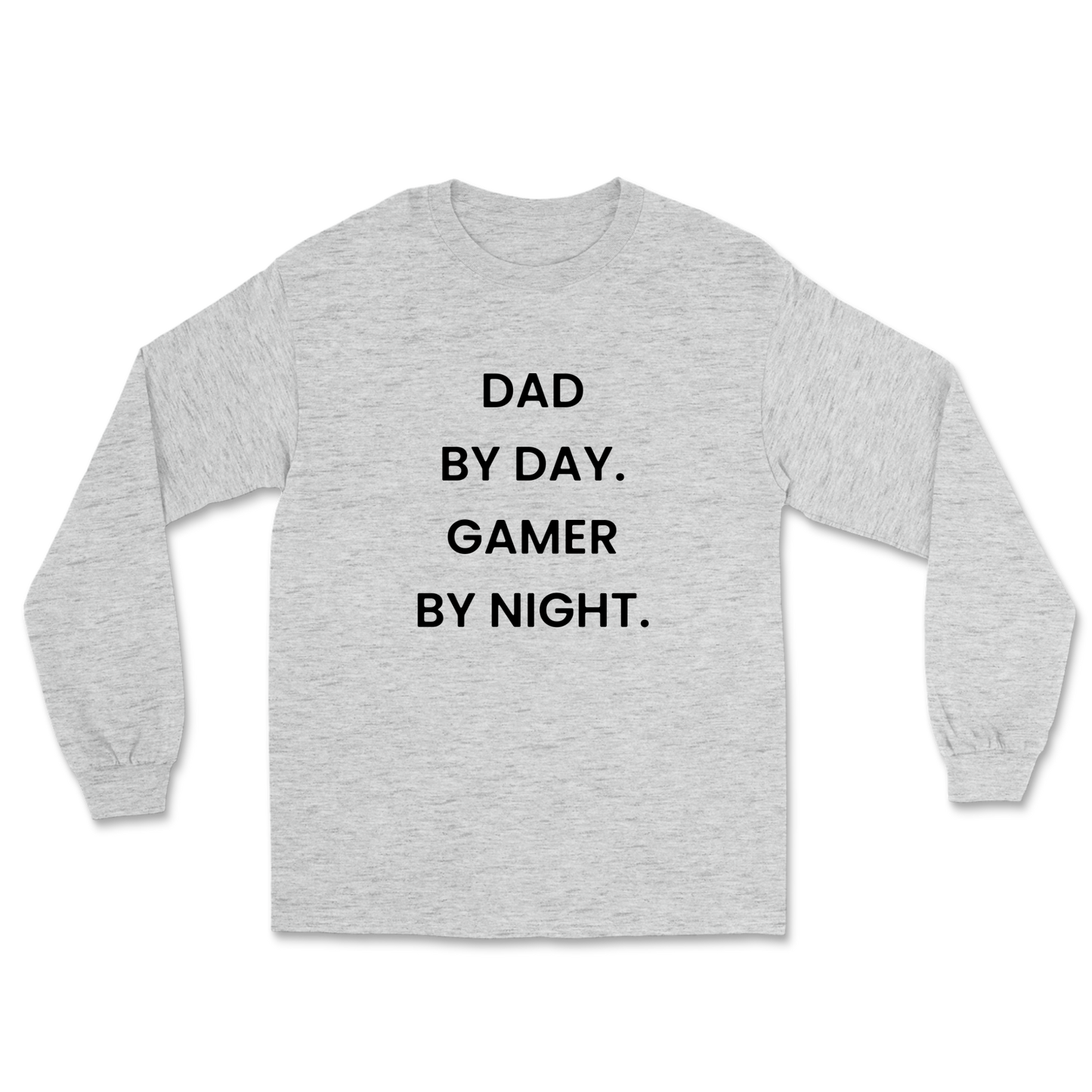Dad By Day Gamer By Night Long Sleeve Tee