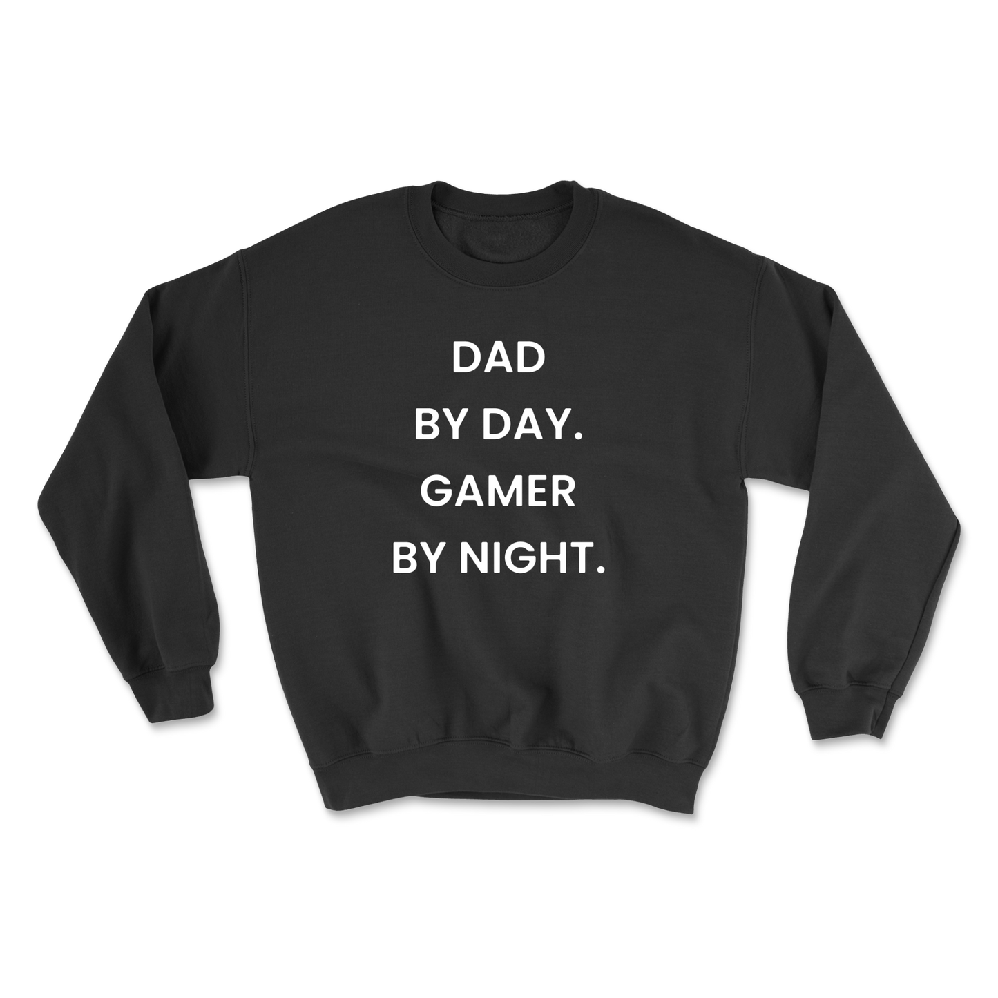 Dad By Day Gamer By Night Crewneck Sweatshirt