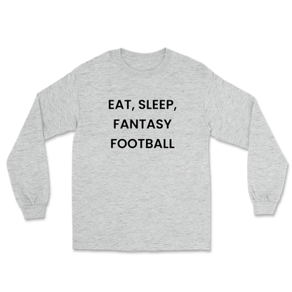 Eat Sleep Fantasy Football Long Sleeve Tee