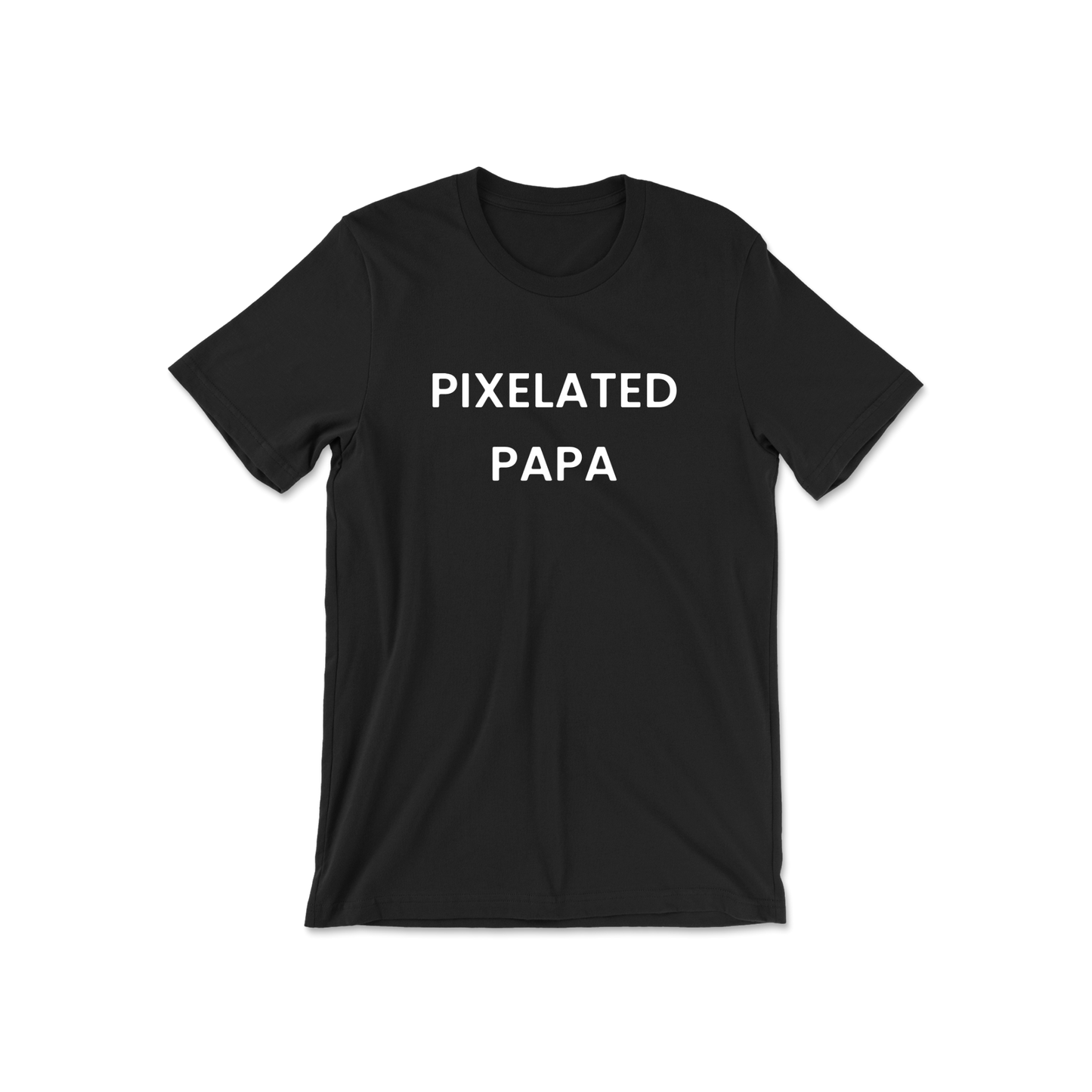 Pixelated Papa Short Sleeve Tee