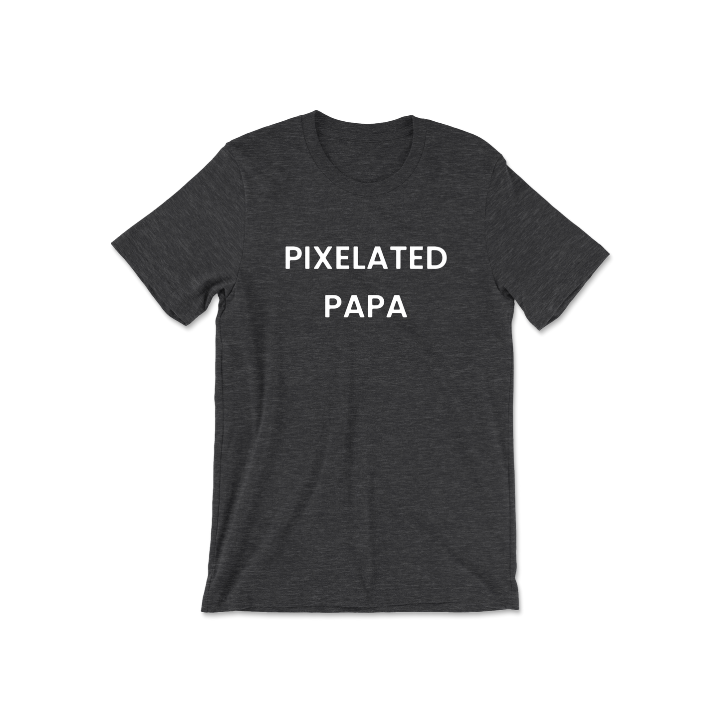 Pixelated Papa Short Sleeve Tee