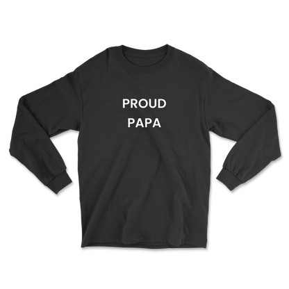 Proud Papa Long Sleeve Tee