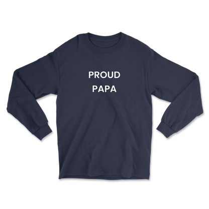Proud Papa Long Sleeve Tee